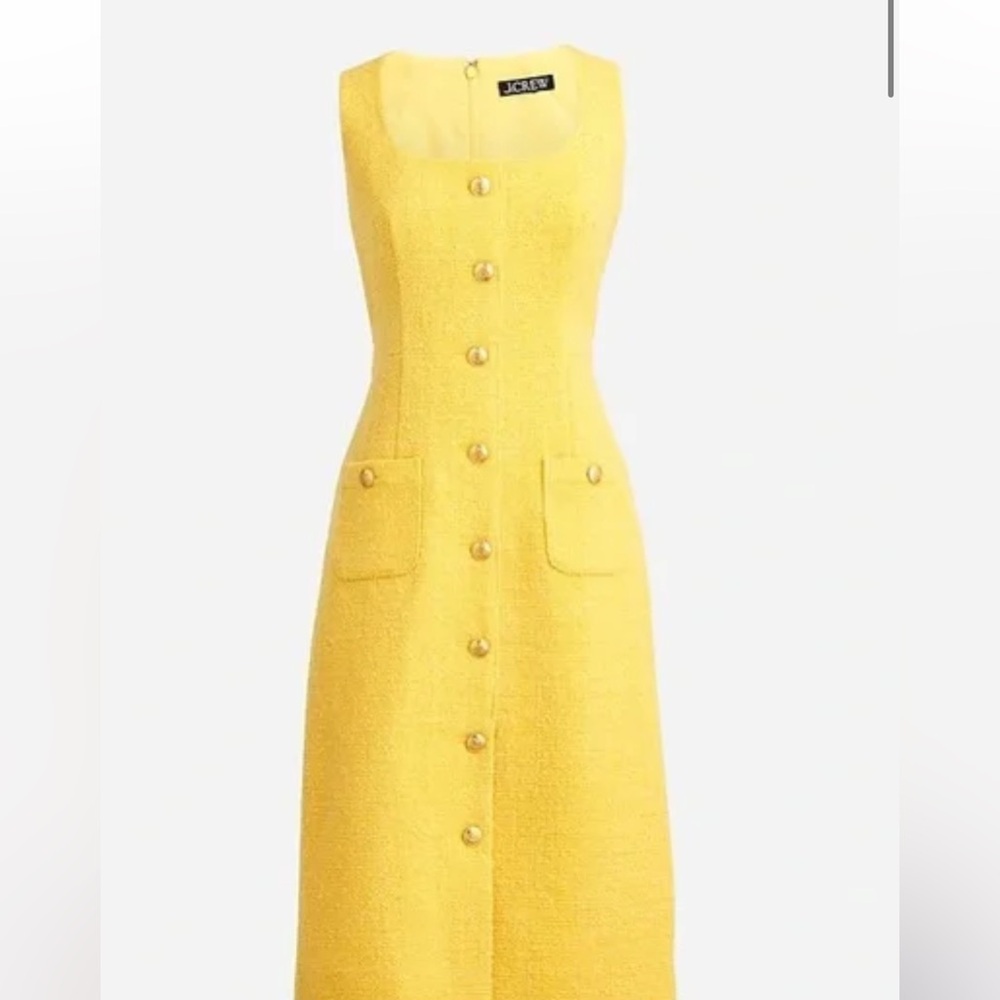 Jcrew sophia sleeveless in yellow